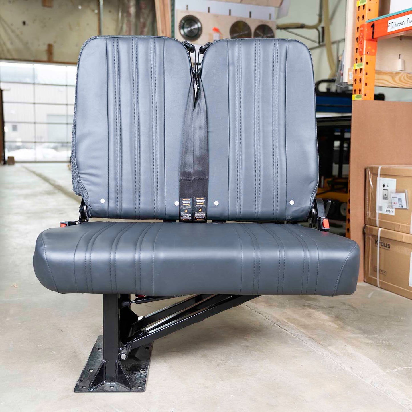 Passenger Side Double 3PT Foldaway Seat