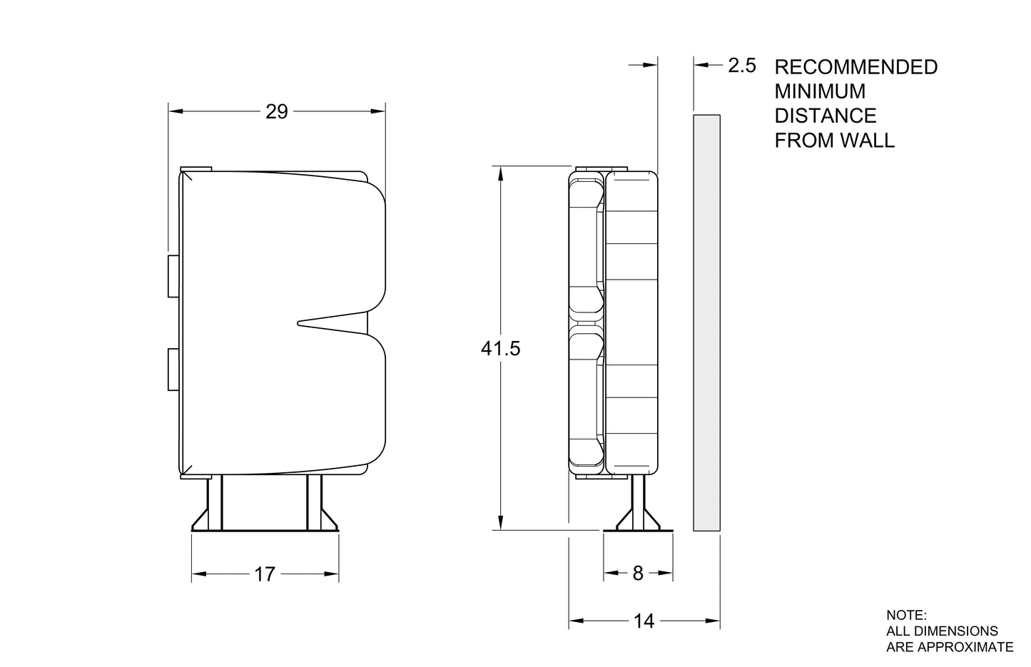 Double 3PT Foldaway Seat