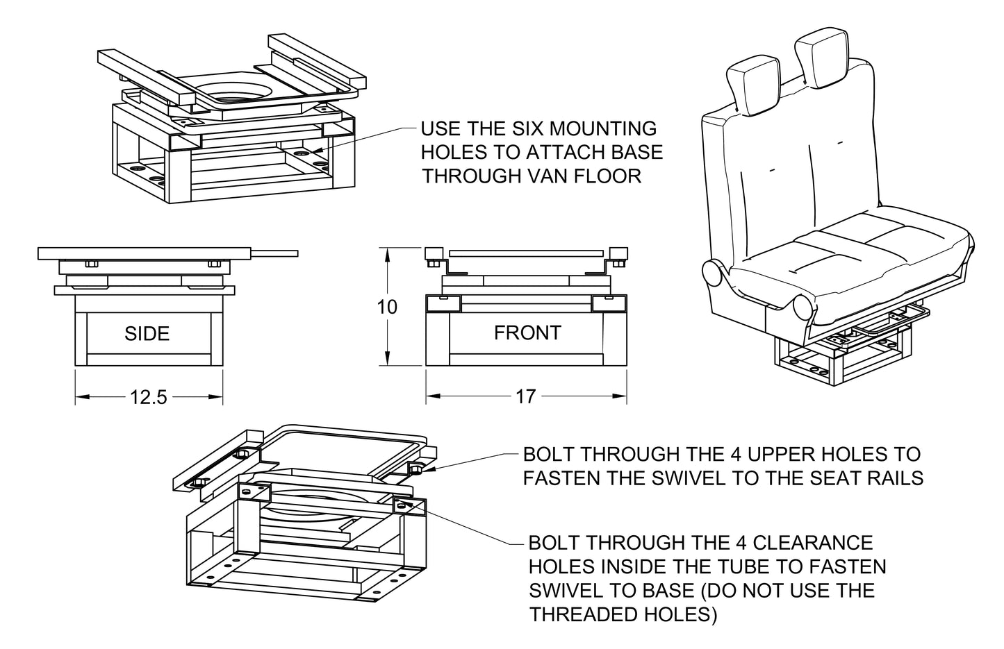 Folding Bed Seat