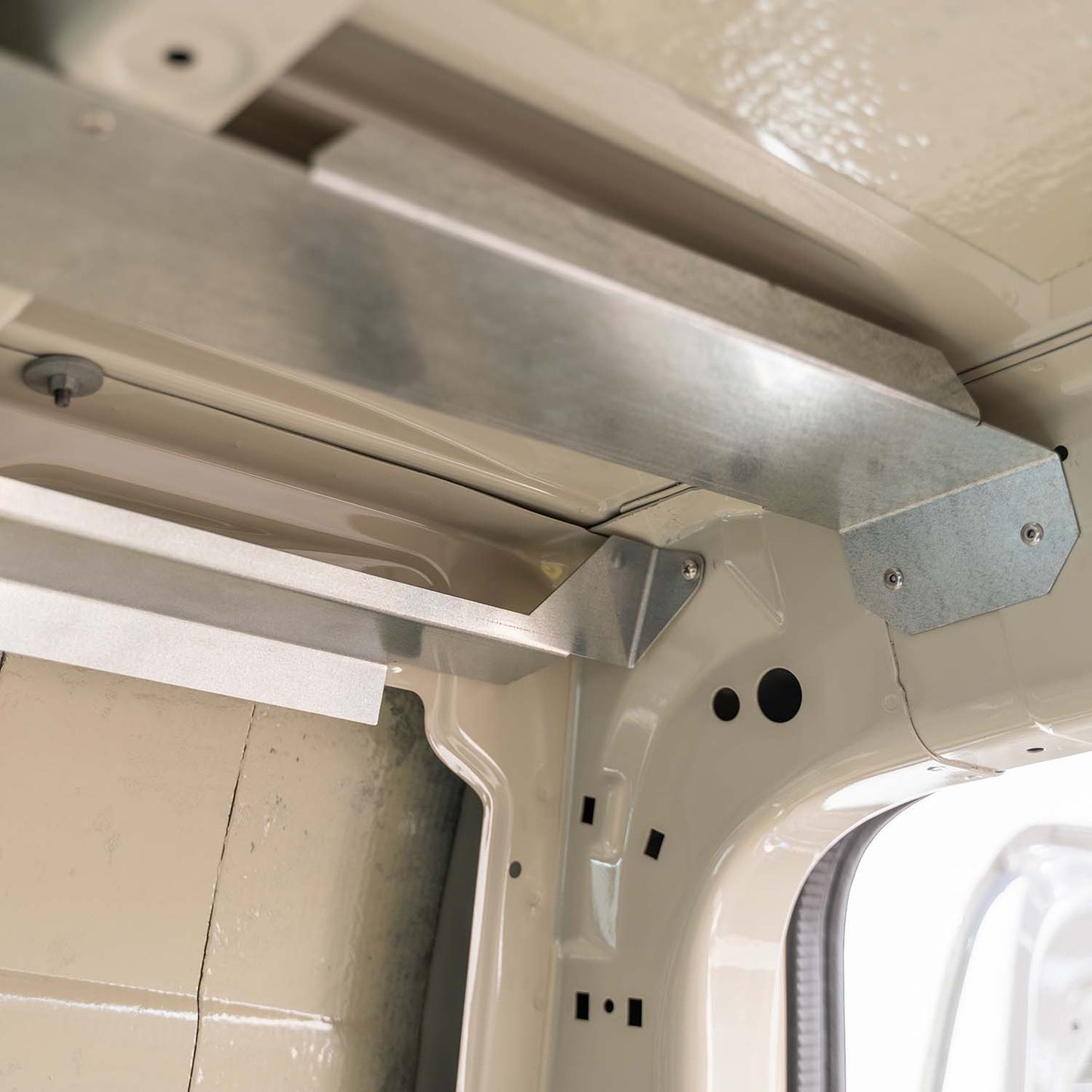 Overhead Cabinet Structural Assembly for Promaster Vans