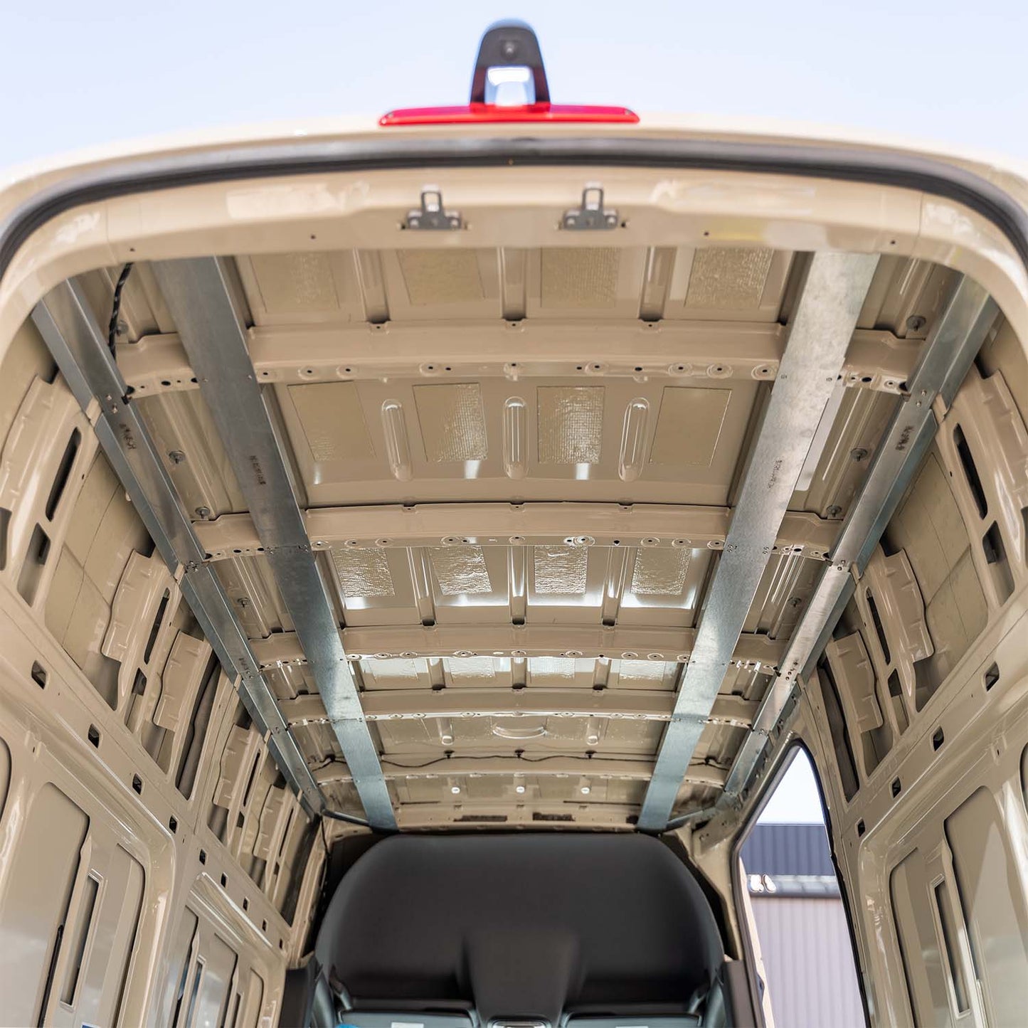 Overhead Cabinet Structural Assembly for Sprinter Vans