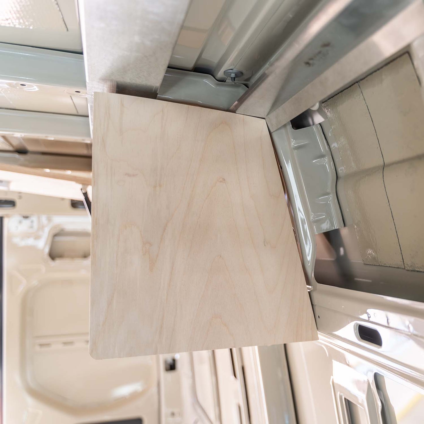 Overhead Cabinet Structural Assembly for Sprinter Vans