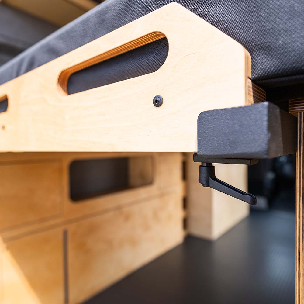 Bed and Wheel Well Cabinets for Transit Vans