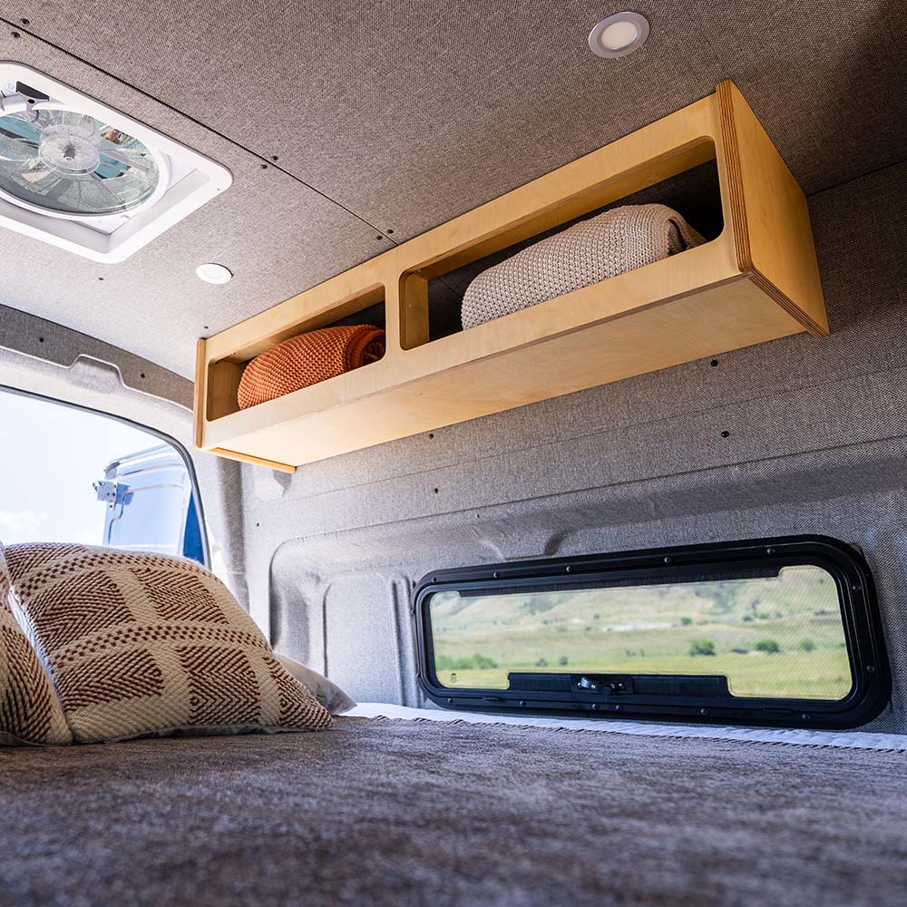 DIY Overhead Triple Shelf Kit for Transit Vans