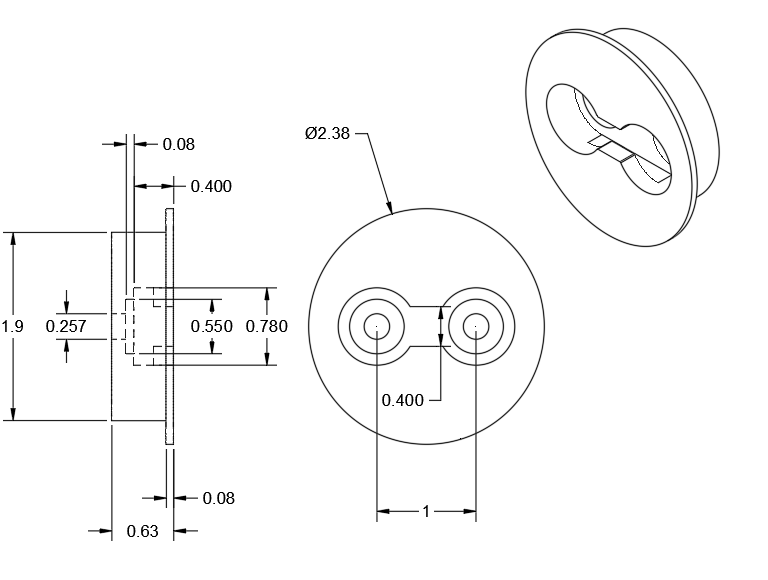 L-track Recessed Puck