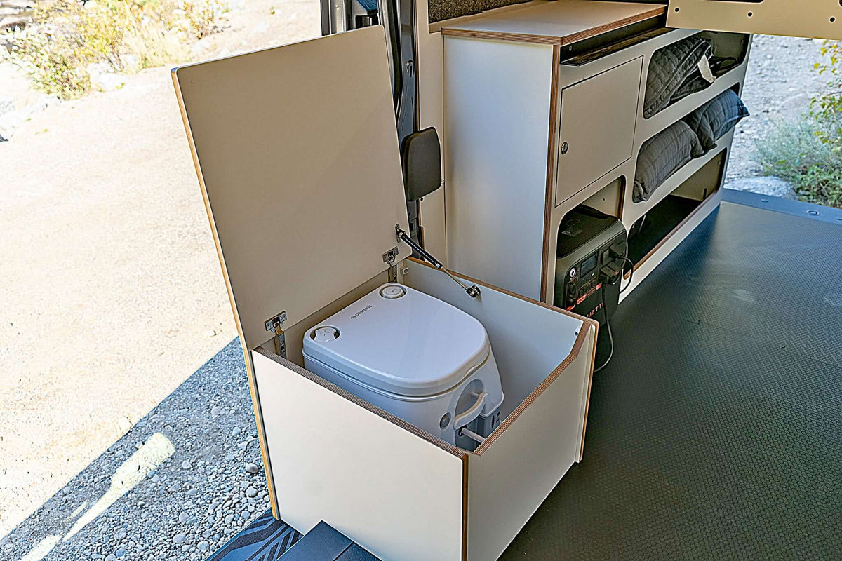Toilet and Storage Box