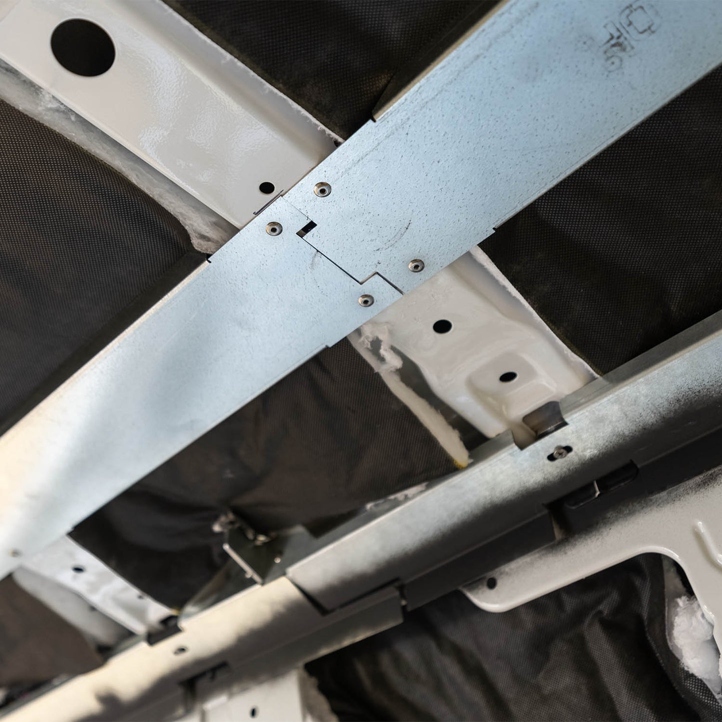 Overhead Cabinet Structural Assembly for Promaster Vans