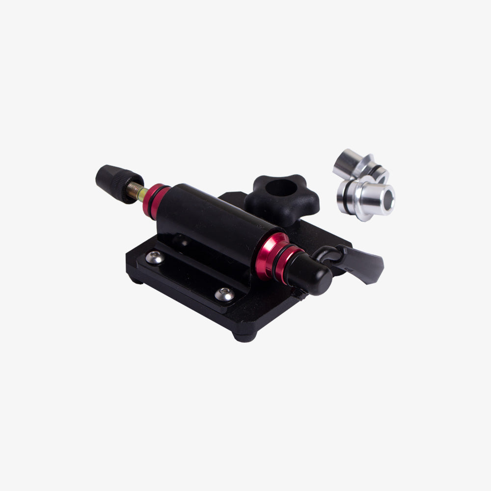 Bike fork mount for L-track